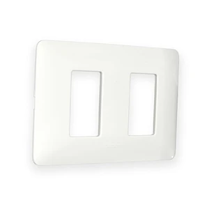 Placa 2 Mod. Blanco Matix AM503/2BN