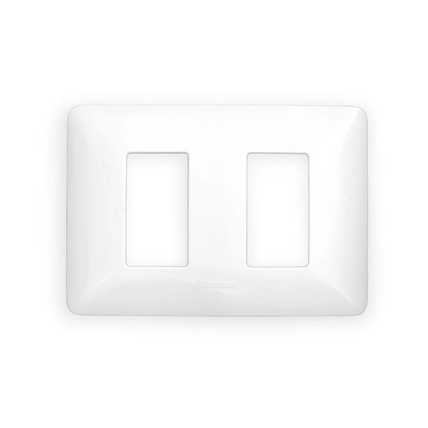 Placa 2 Mod. Blanco Matix AM503/2BN 2