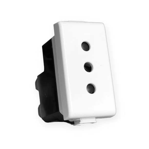 Mod. Enchufe 2P+T 10A 250V Blanco Matix AM5113 1