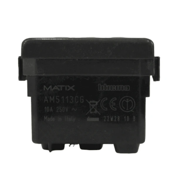 Modulo Enchufe 2p+t 10a - 250v A.C. AM5113CG 2