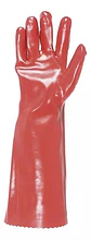 GUANTE PVC ROJO 18