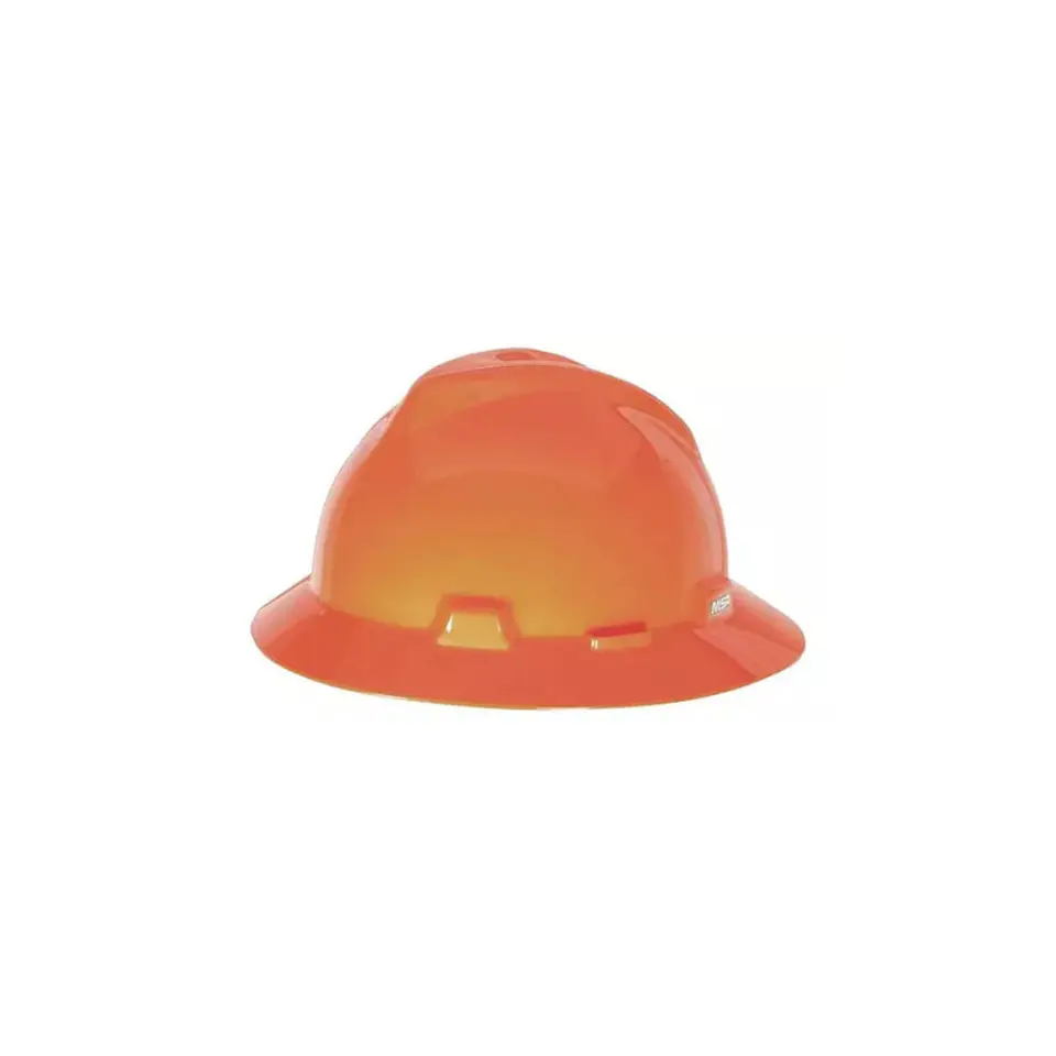CASCO MSA V-GARD ALA NARANJA 1