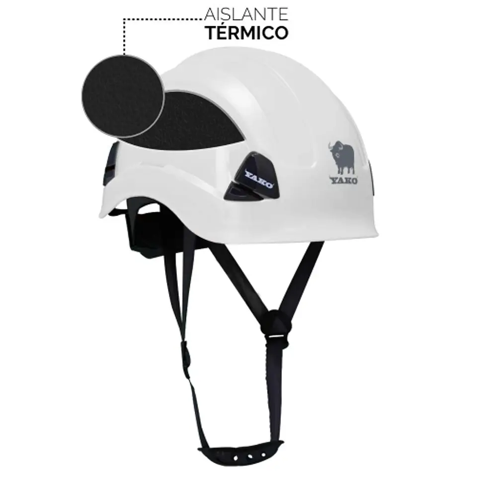 CASCO YAKO STEELPRO BLANCO 4