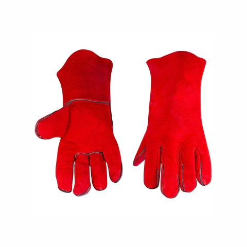GUANTE SOLDADOR ROJO