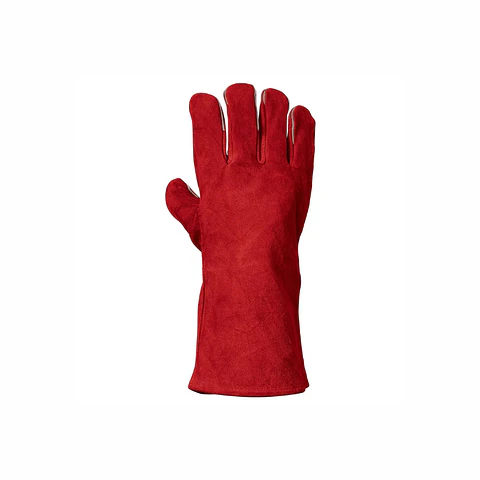 GUANTE SOLDADOR ROJO