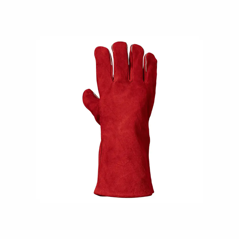 GUANTE SOLDADOR ROJO 2