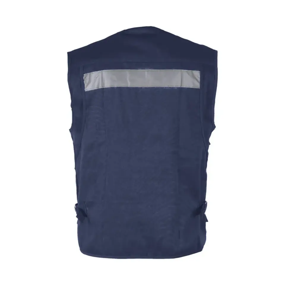 CHALECO GEOLOGO POPLIN AZUL 1