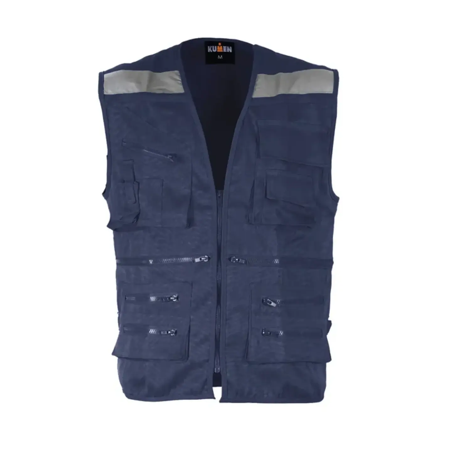 CHALECO GEOLOGO POPLIN AZUL 3