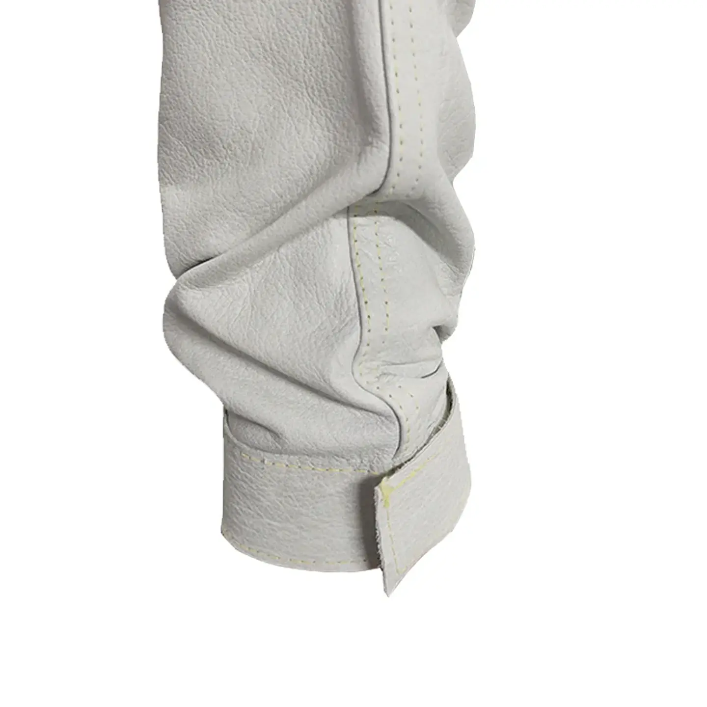 CHAQUETA CUERO SOLDADOR CON HILO KEVLAR 3