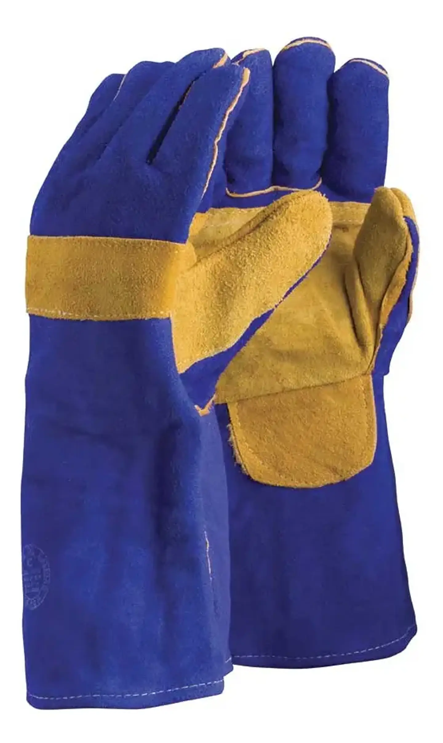 GUANTE SOLDADOR AZUL CON HILO KEVLAR 1