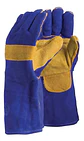GUANTE SOLDADOR AZUL CON HILO KEVLAR - Miniatura 1