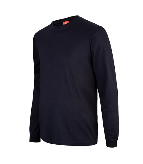 Polera Polo Manga Larga Azul