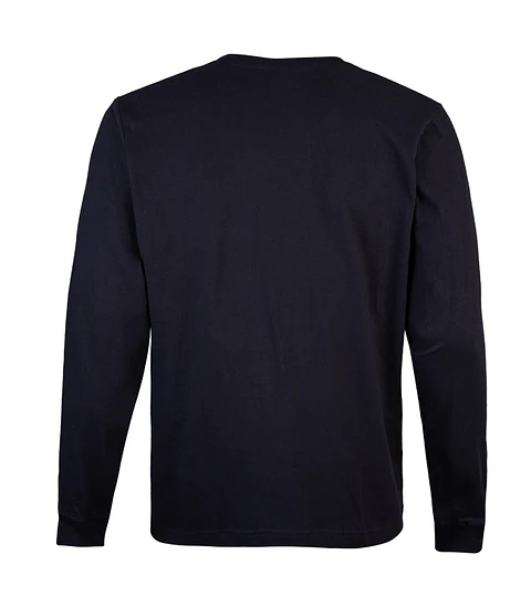 Polera Polo Manga Larga Azul