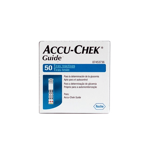 Cintas Accu Chek Guide 50 unidades