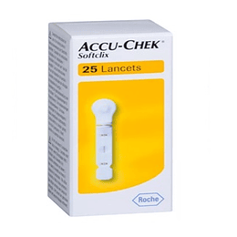 Lancetas Accu Chek Soft Clix 25 Unidades
