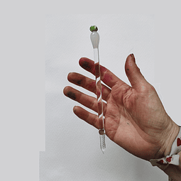 Pluma cristal hecha a mano desde