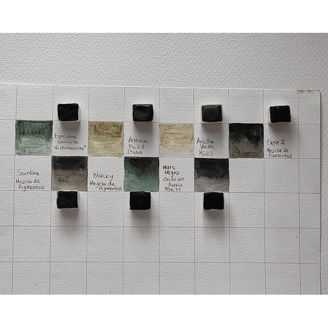 Acuarelas Mate linea profesional presentación individual