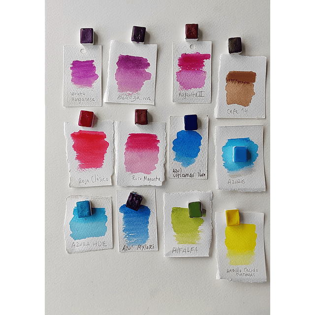 Acuarelas Mate linea profesional presentación individual