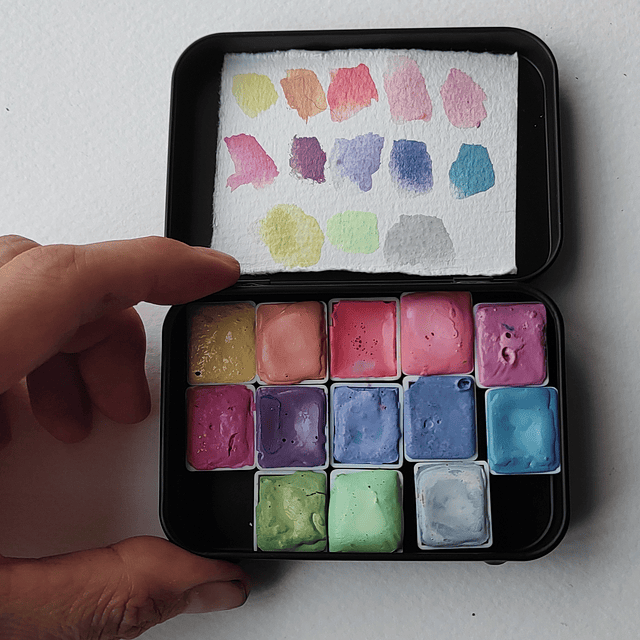 Acuarelas Cremosas pastel 