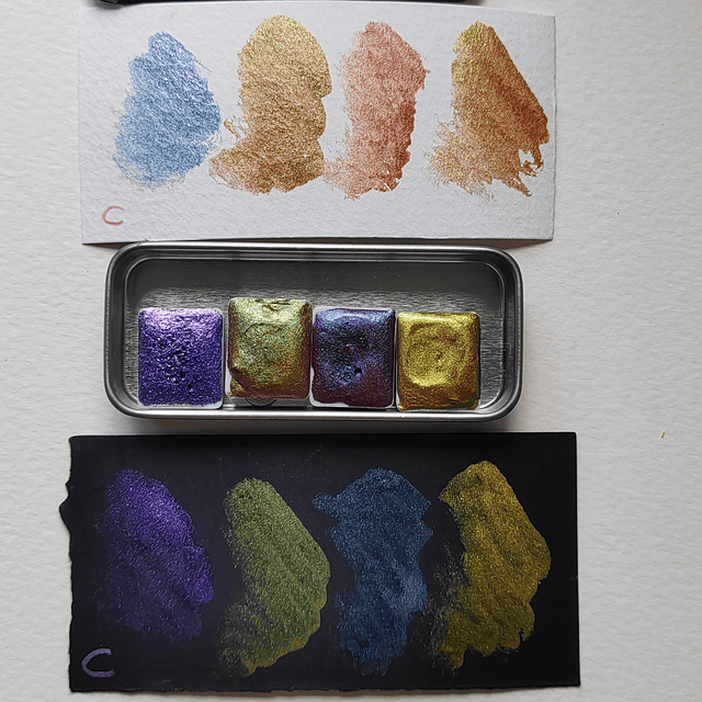 Acuarelas color shift tamaño medio 