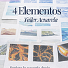 Taller virtual de acuarela: Estudio de los cuatro elementos