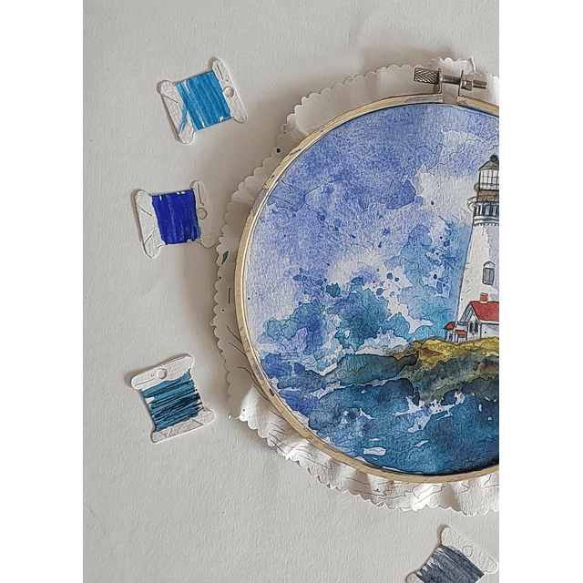 Taller Virtual Acuarela Paisaje precio anticipado hasta el 30 de marzo