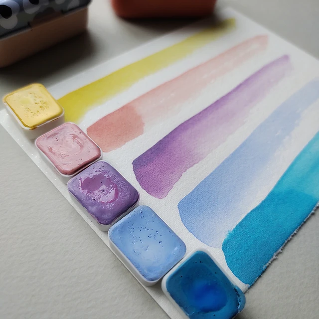 Acuarela cremosa pastel 