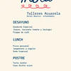 Taller online (en vivo ) Menu Delicioso en eacuarela