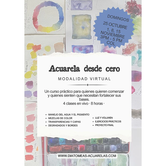 CURSO BÁSICO DE ACUARELA