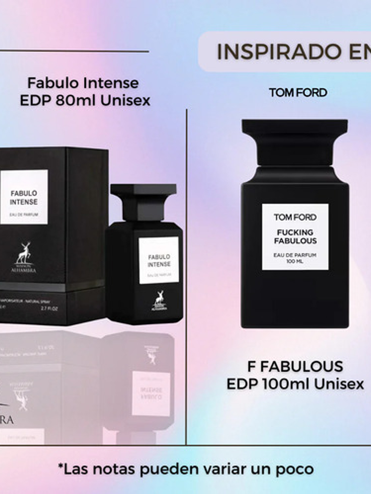 Fabulo Intense 80 ml edp Maison Alhambra hombre perfume original 3