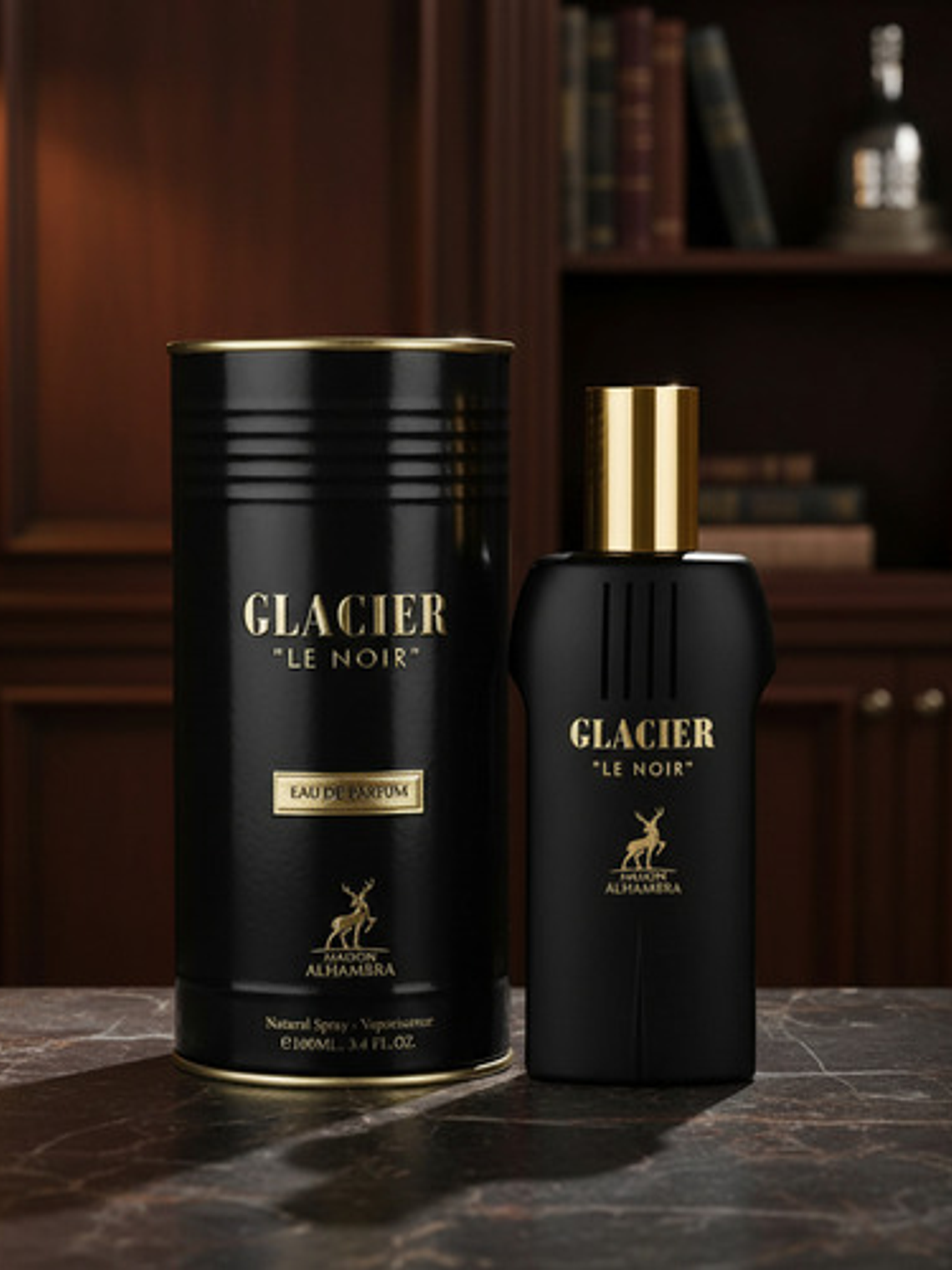 Perfume Árabe Glacier Le Noir By Maison Alhambra Edp 100ml Hombre 5
