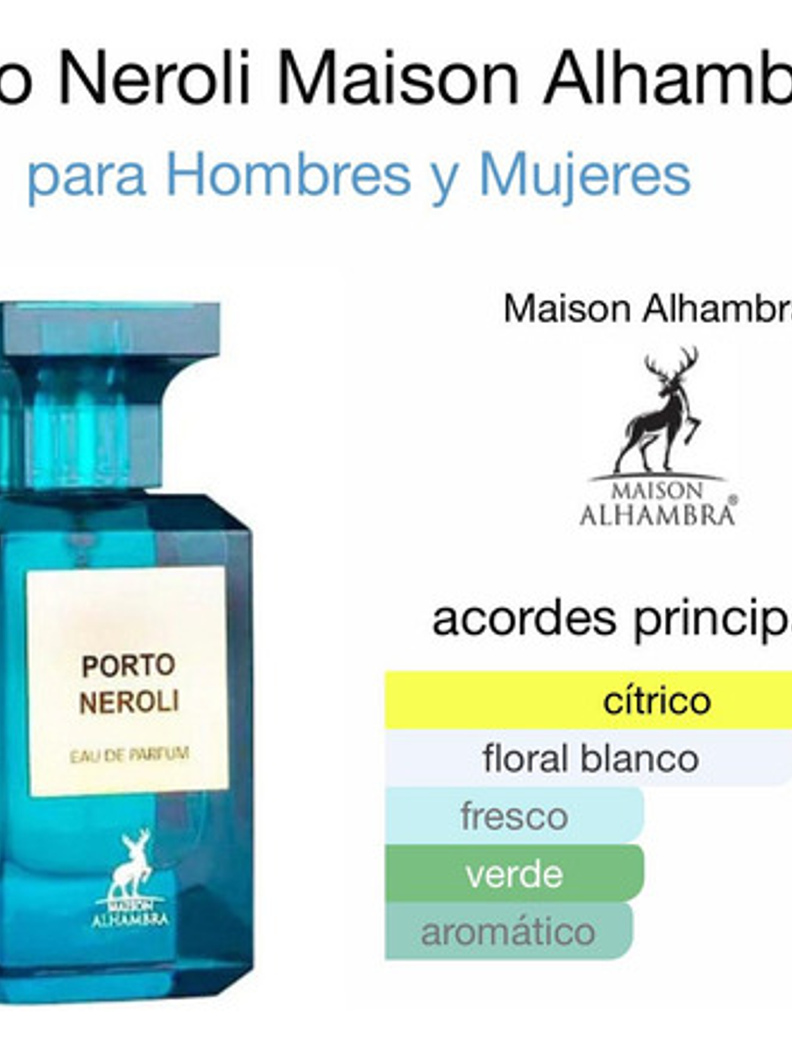 Alhambra Porto Neroli 80ml Edp 3
