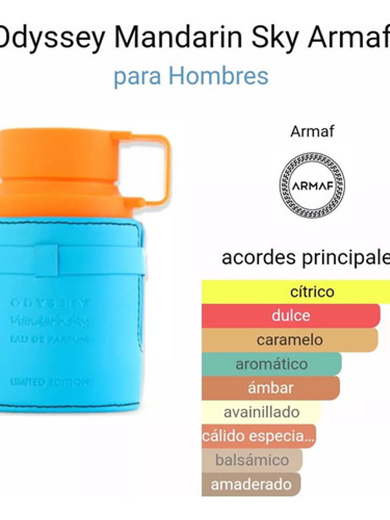 Armaf Odyssey Mandarin Sky 200ml Edp Perfume Original 6