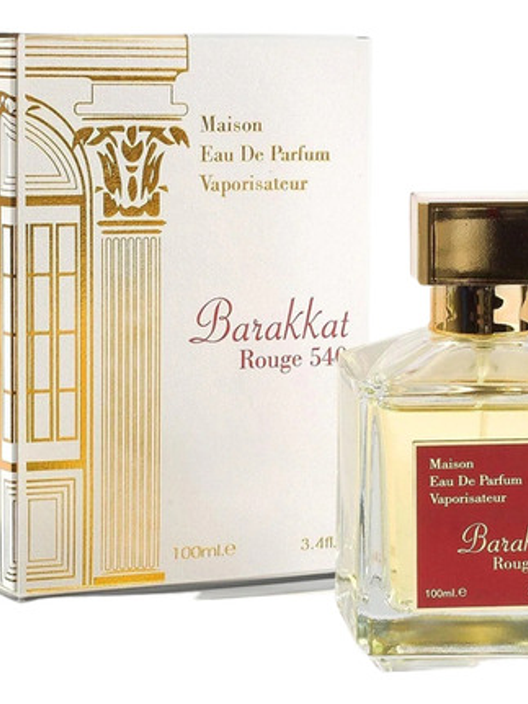 Perfume Fragrance World Barakkat Rouge 540 Maison 100ml Unisex 1