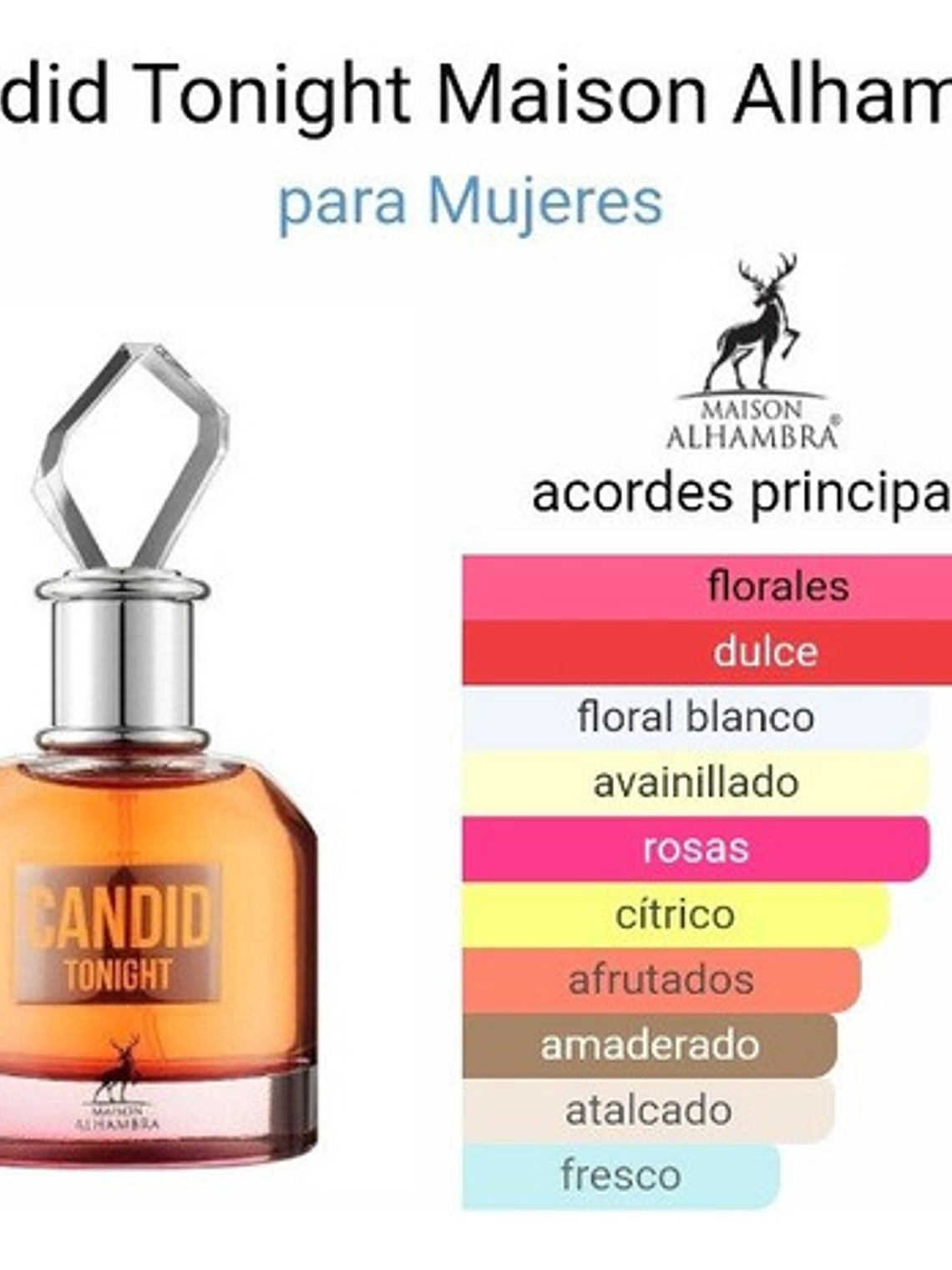 Maison Alhambra Candid Tonight Edp 100ml Mujer Volumen De La Unidad 100 Ml 5