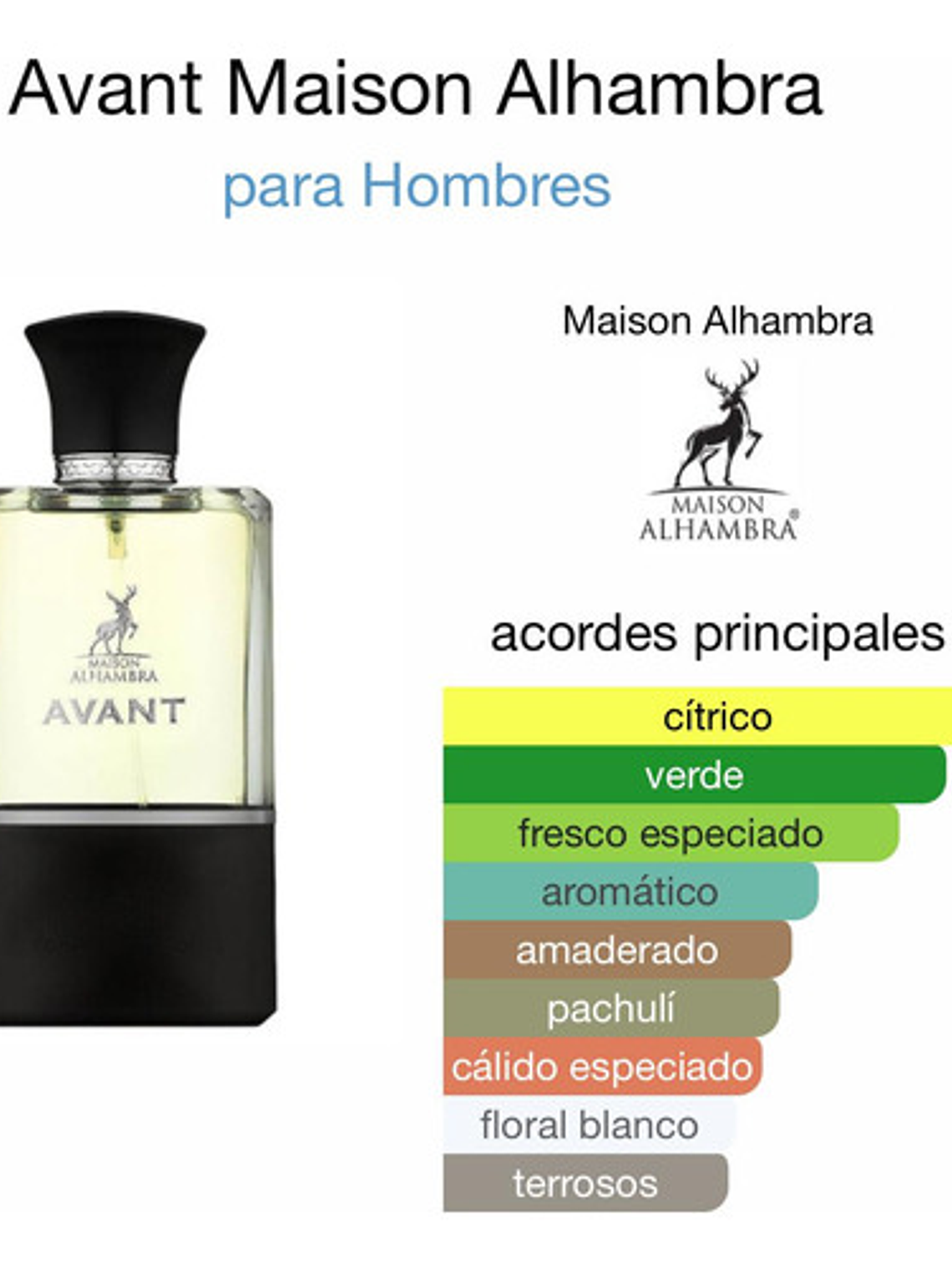 Perfume Maison Alhambra Avant Edp 100ml Hombre 3