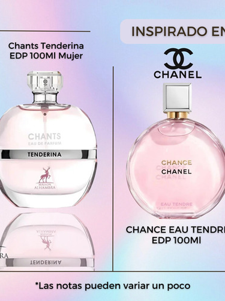 Chants Tenderina Maison Alhambra Edp 100ml Mujer Original 2