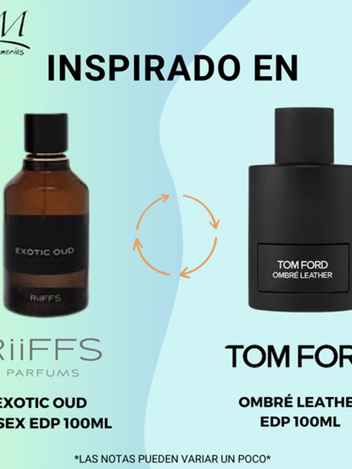 Exotic Oud 100 ml Edp Riiffs hombre perfume original 3