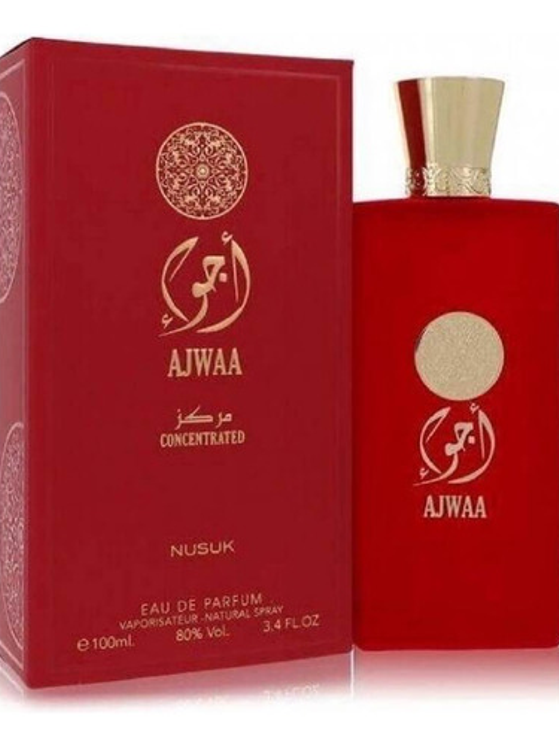 Perfume Ajwaa Concentred Nusuk Edp 100 Ml Mujer Original 1