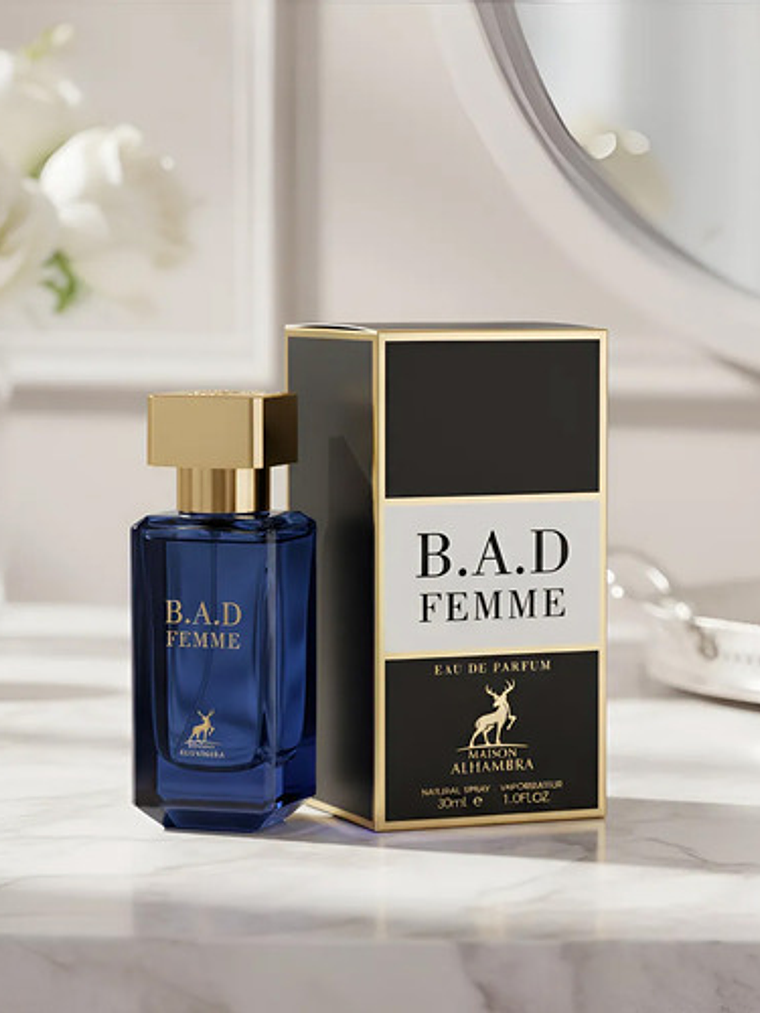 Perfume Dulce Edp Mujer Maison Alhambra Bad Femme 30 Ml 5