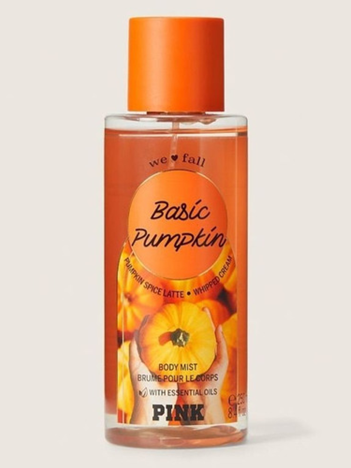 Body Mist Basic Pumpkin Pink Victorias Secret 250 Ml 3