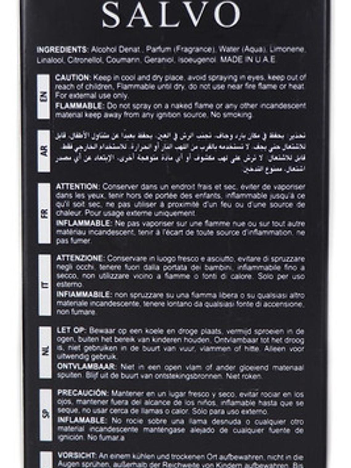 Perfume Maison Alhambra Salvo Eau De Parfum Hombre 100ml 8