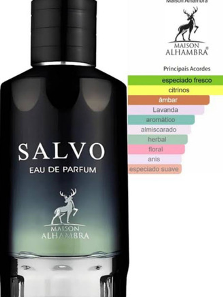 Perfume Maison Alhambra Salvo Eau De Parfum Hombre 100ml 12