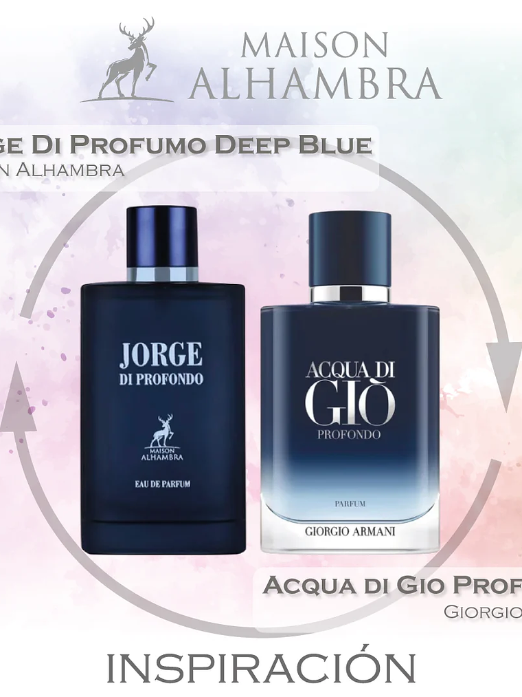 Jorge di profumo Deep Blue 100 ml edp Maison Alhambra hombre perfume original 3