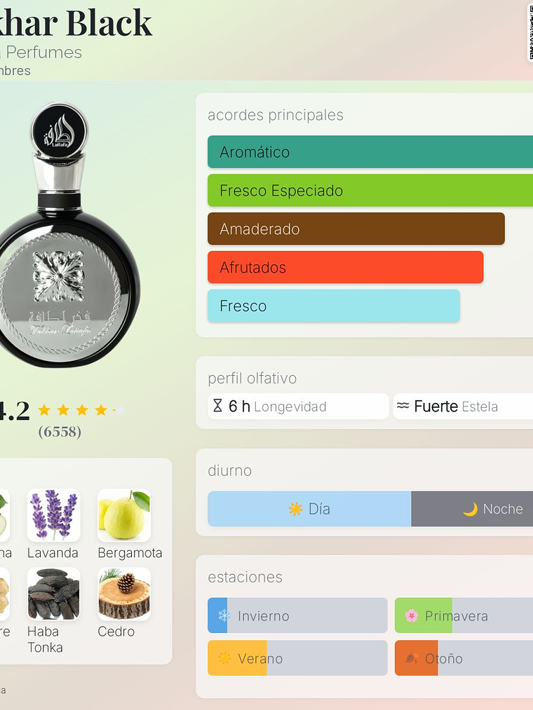 Fakhar Black 100 ml edp Lattafa hombre perfume original 2