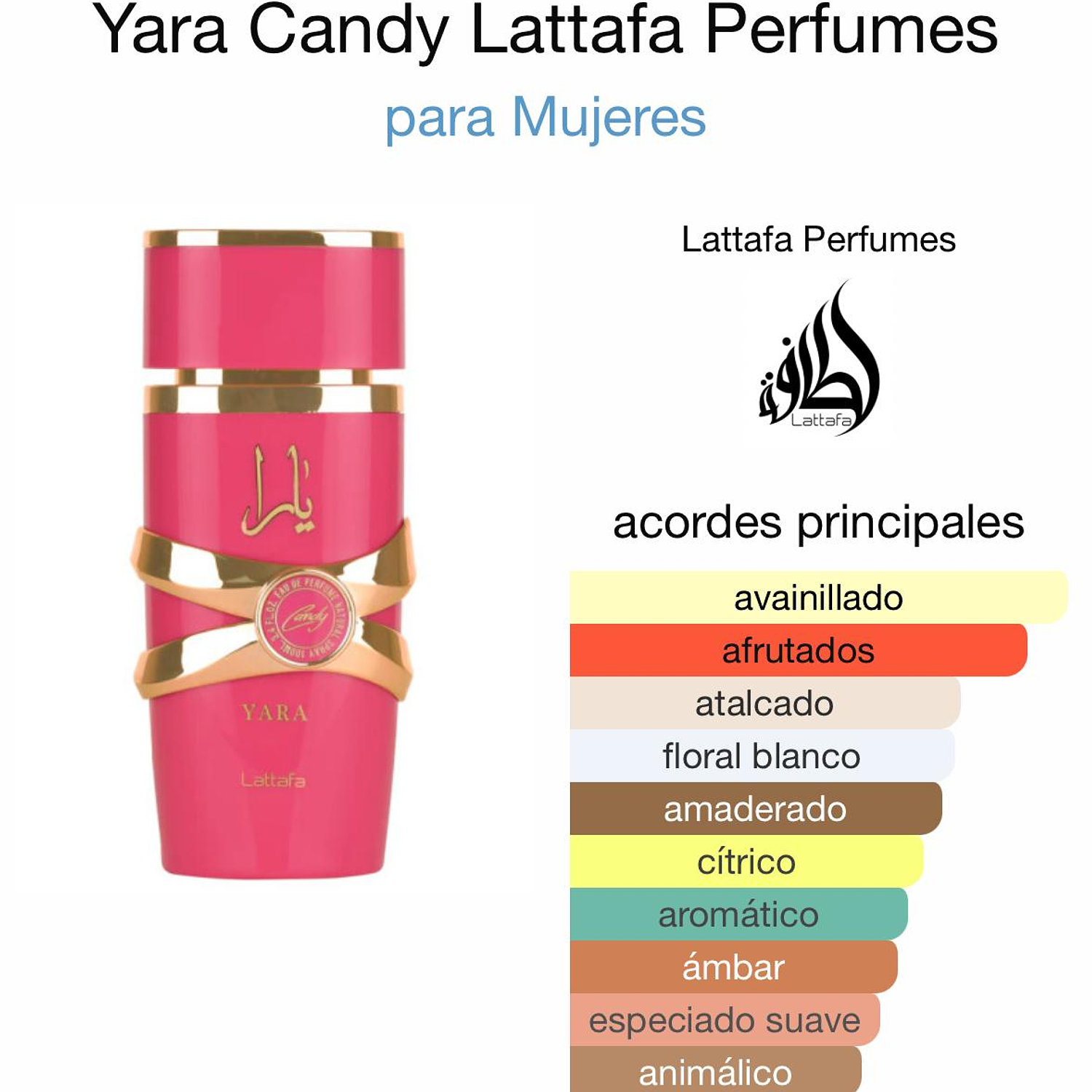 Yara Candy Lattafa EDP 100 Ml Mujer 1