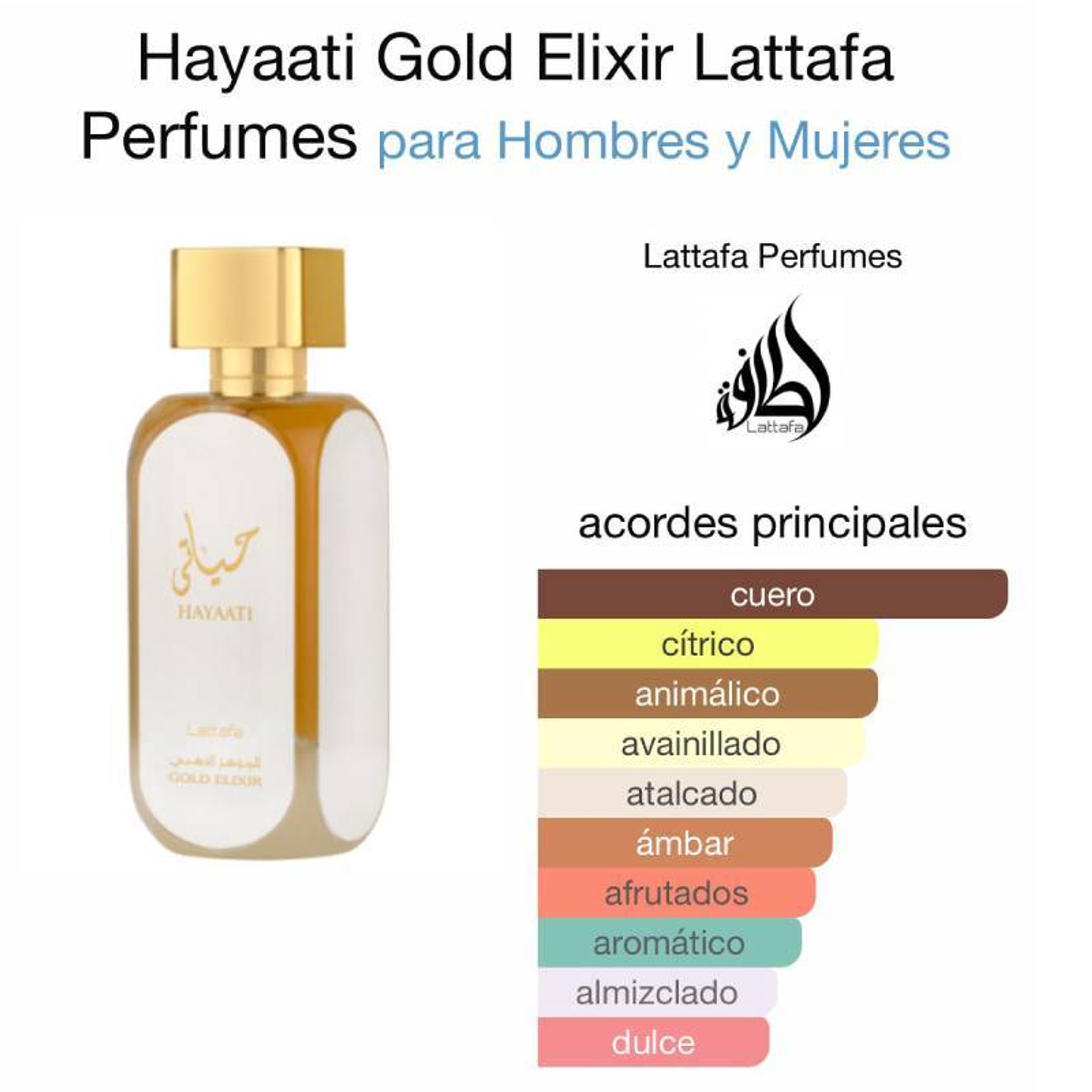 Hayaati Gold Elixir Lattafa edp 100ml Hombre 2