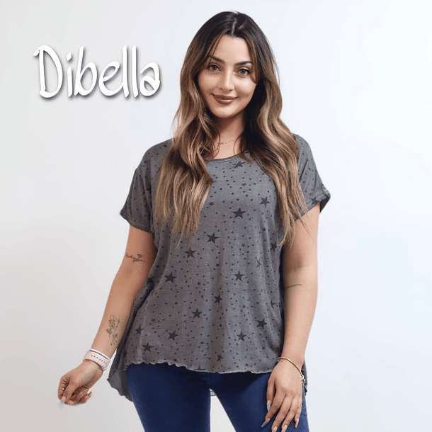 Polera estrellas doble capa 5