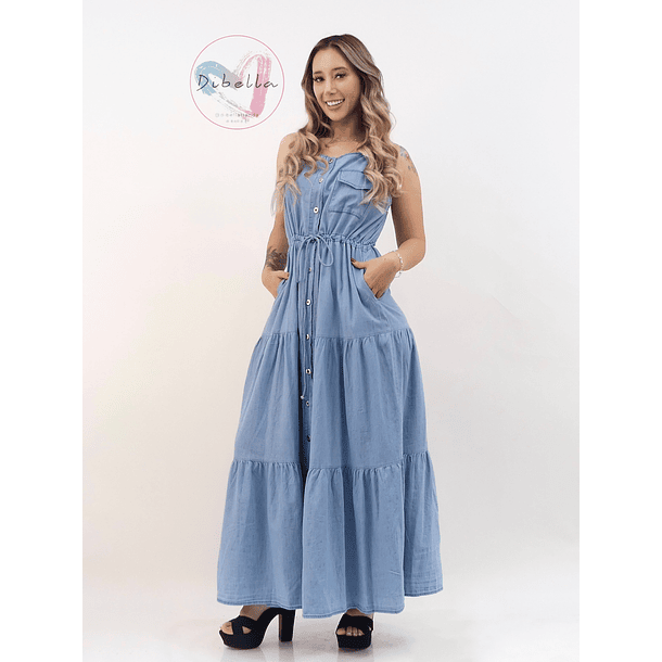 Maxidress de mezclilla 2