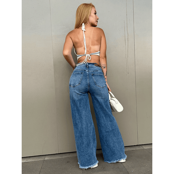 Jeans wide leg flecos  10